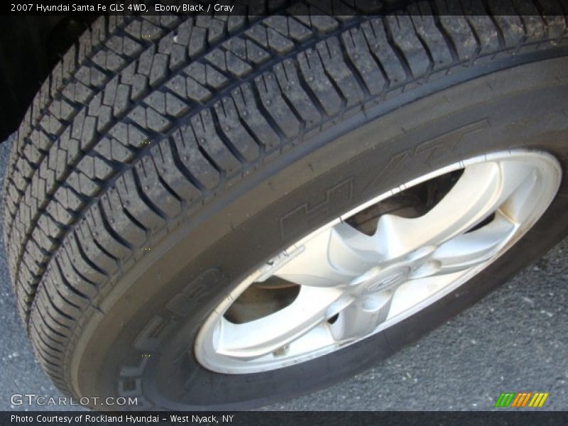 Ebony Black / Gray 2007 Hyundai Santa Fe GLS 4WD