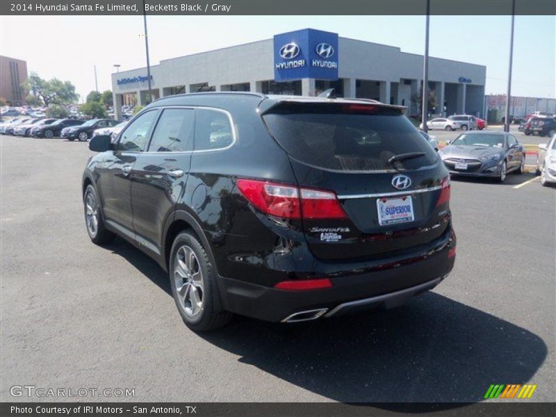 Becketts Black / Gray 2014 Hyundai Santa Fe Limited