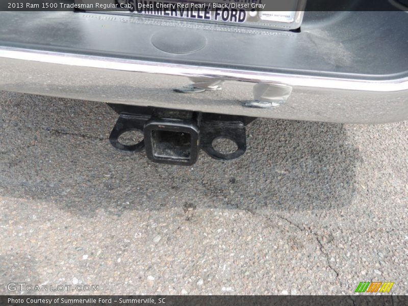 Deep Cherry Red Pearl / Black/Diesel Gray 2013 Ram 1500 Tradesman Regular Cab