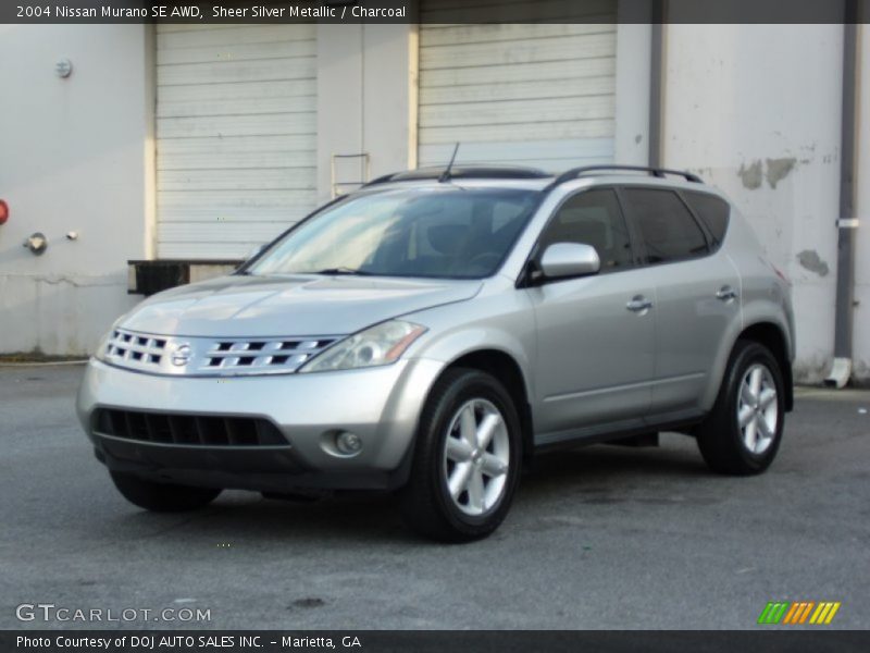 Sheer Silver Metallic / Charcoal 2004 Nissan Murano SE AWD