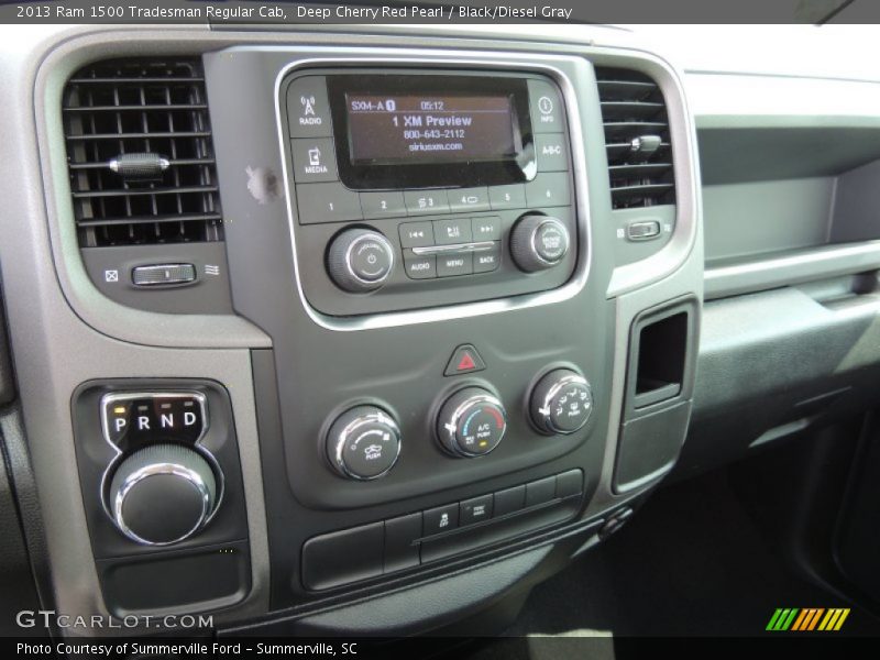 Deep Cherry Red Pearl / Black/Diesel Gray 2013 Ram 1500 Tradesman Regular Cab