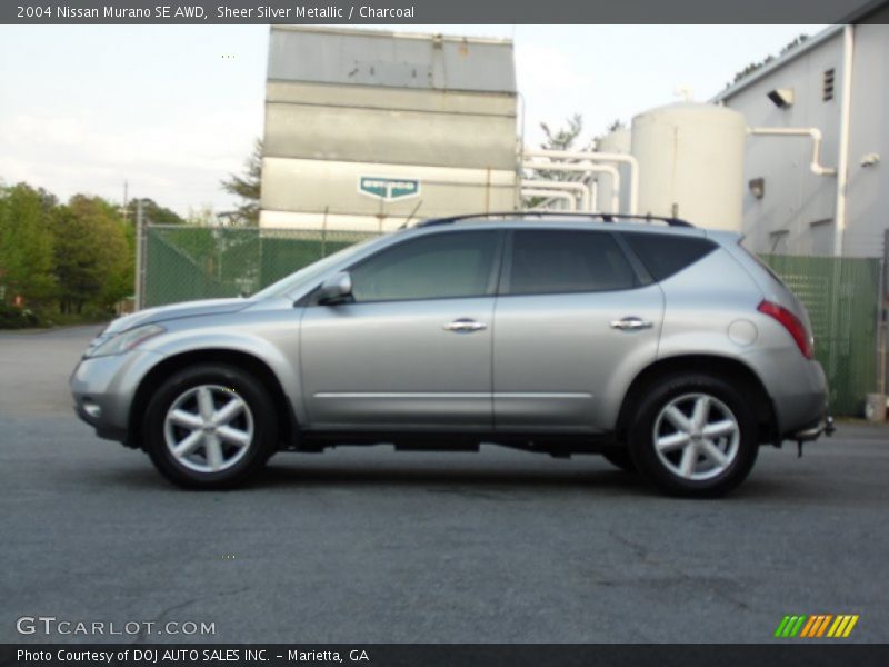 Sheer Silver Metallic / Charcoal 2004 Nissan Murano SE AWD