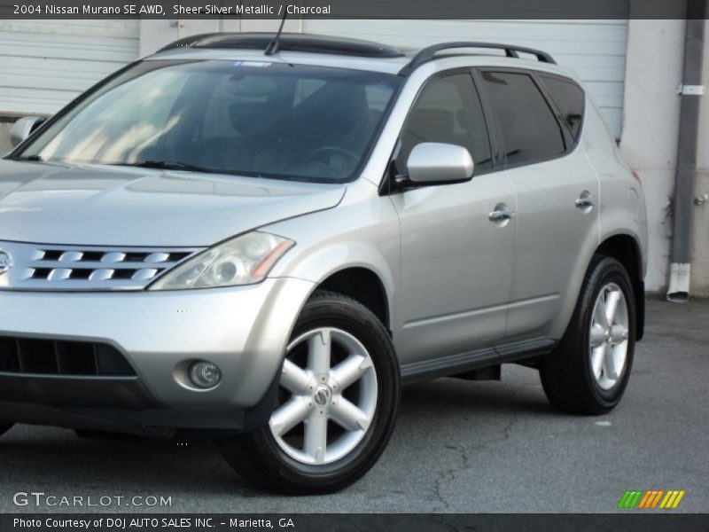 Sheer Silver Metallic / Charcoal 2004 Nissan Murano SE AWD