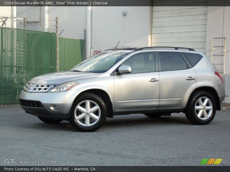 Sheer Silver Metallic / Charcoal 2004 Nissan Murano SE AWD