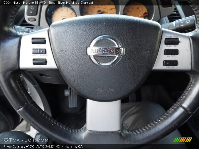 Sheer Silver Metallic / Charcoal 2004 Nissan Murano SE AWD
