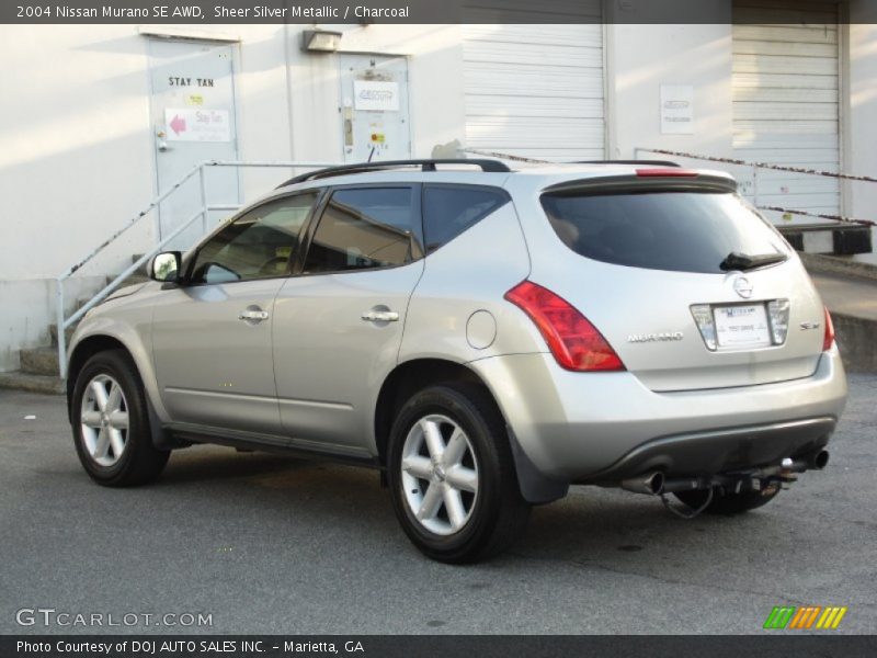 Sheer Silver Metallic / Charcoal 2004 Nissan Murano SE AWD