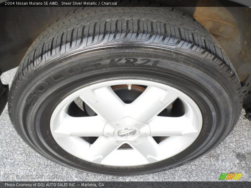 Sheer Silver Metallic / Charcoal 2004 Nissan Murano SE AWD