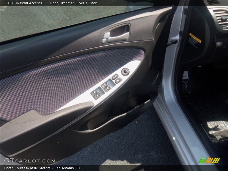 Ironman Silver / Black 2014 Hyundai Accent GS 5 Door