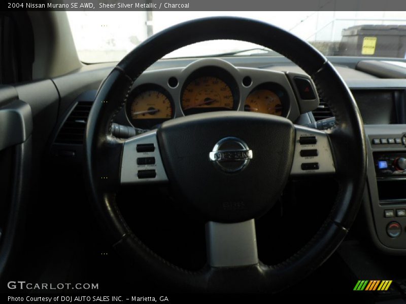 Sheer Silver Metallic / Charcoal 2004 Nissan Murano SE AWD