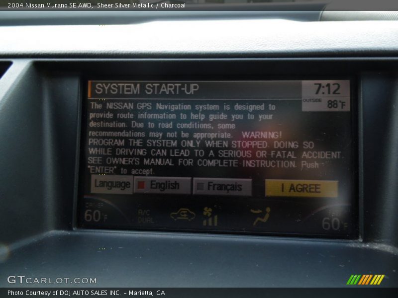 Sheer Silver Metallic / Charcoal 2004 Nissan Murano SE AWD