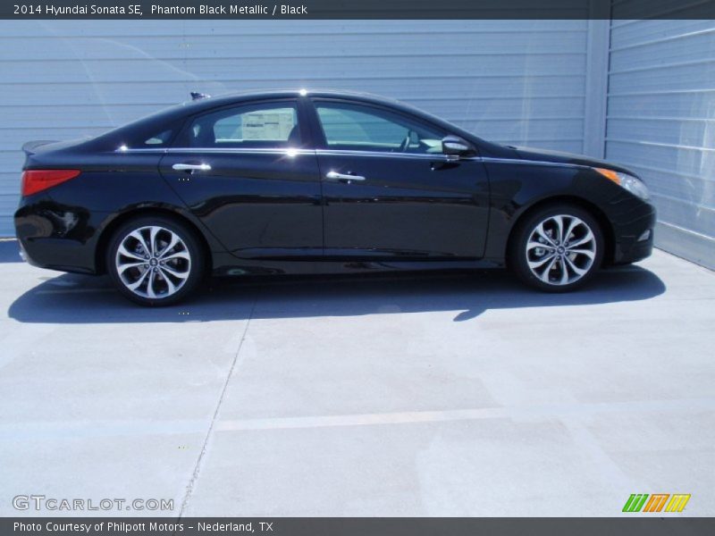 Phantom Black Metallic / Black 2014 Hyundai Sonata SE