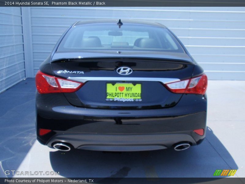 Phantom Black Metallic / Black 2014 Hyundai Sonata SE