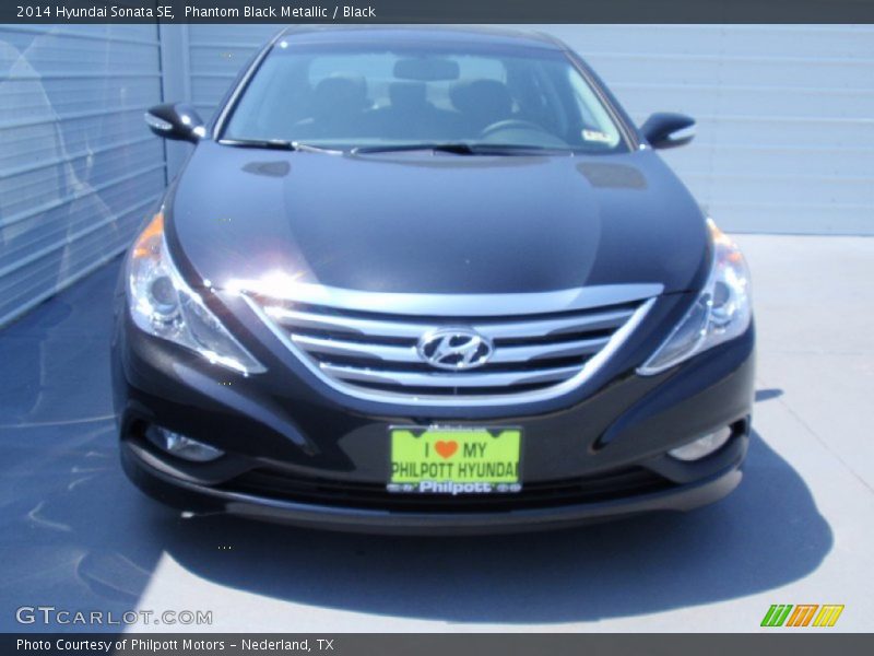 Phantom Black Metallic / Black 2014 Hyundai Sonata SE