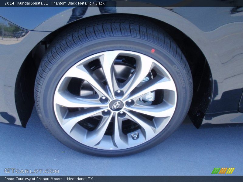 Phantom Black Metallic / Black 2014 Hyundai Sonata SE