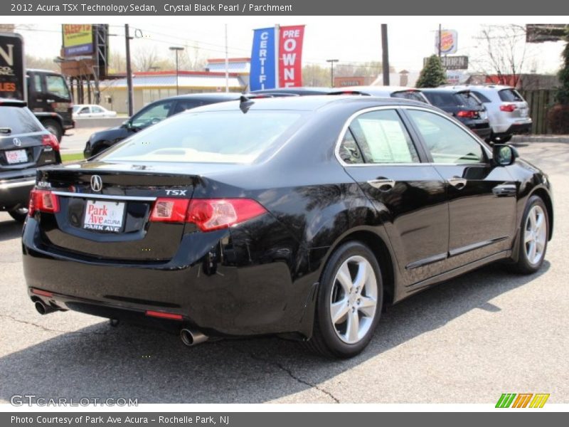 Crystal Black Pearl / Parchment 2012 Acura TSX Technology Sedan
