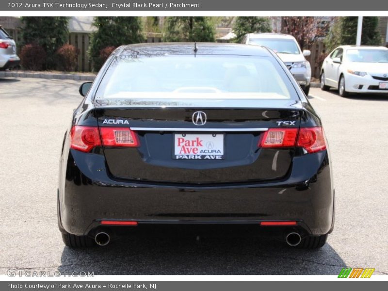 Crystal Black Pearl / Parchment 2012 Acura TSX Technology Sedan