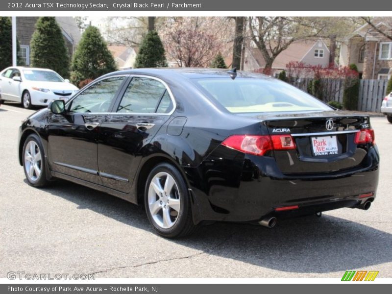 Crystal Black Pearl / Parchment 2012 Acura TSX Technology Sedan
