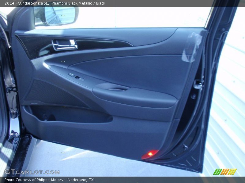 Phantom Black Metallic / Black 2014 Hyundai Sonata SE