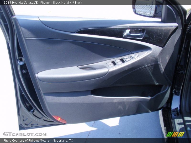 Phantom Black Metallic / Black 2014 Hyundai Sonata SE