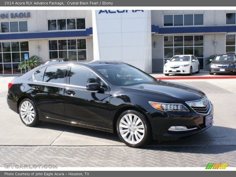 Crystal Black Pearl / Ebony 2014 Acura RLX Advance Package
