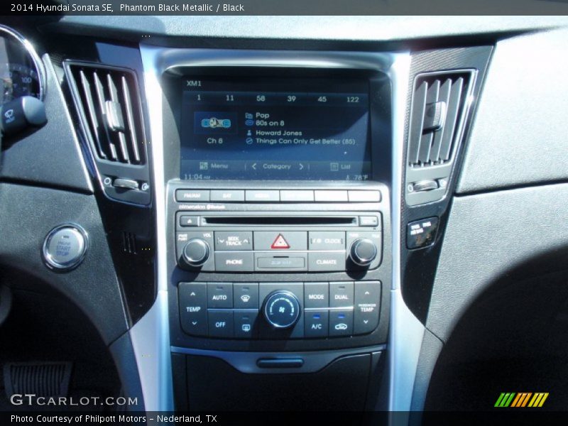 Phantom Black Metallic / Black 2014 Hyundai Sonata SE