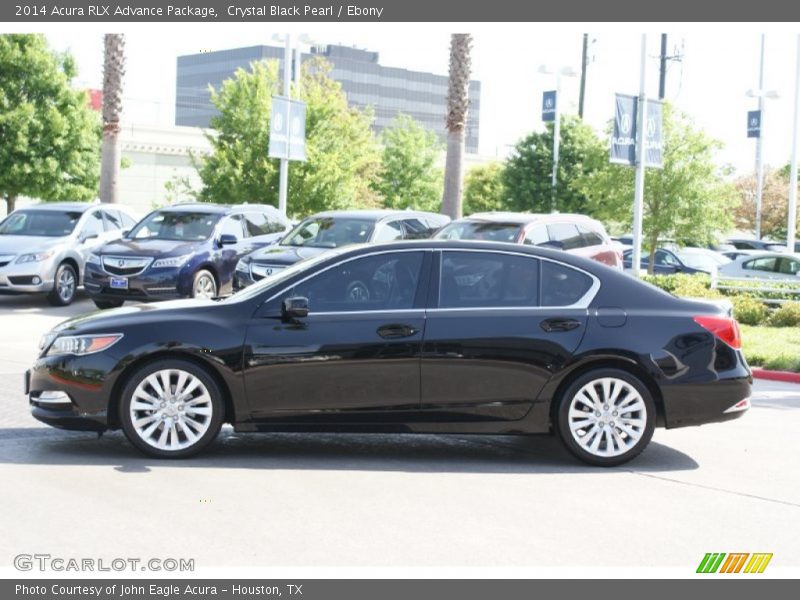 Crystal Black Pearl / Ebony 2014 Acura RLX Advance Package