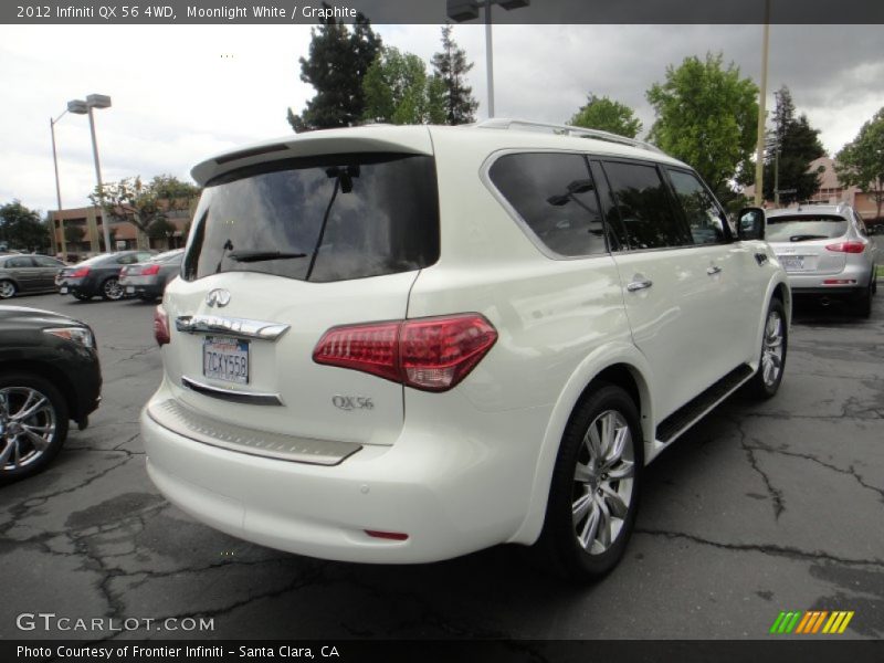 Moonlight White / Graphite 2012 Infiniti QX 56 4WD