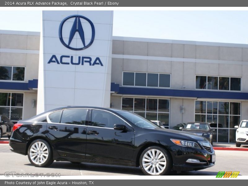 Crystal Black Pearl / Ebony 2014 Acura RLX Advance Package