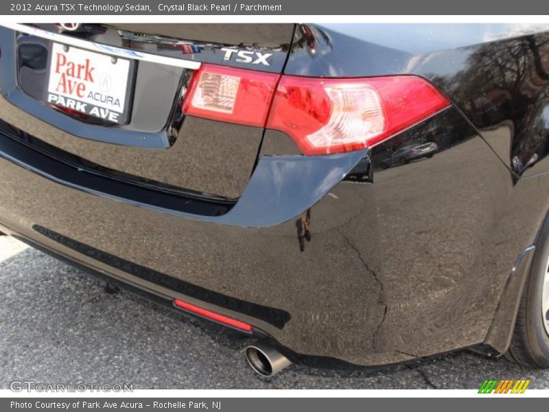 Crystal Black Pearl / Parchment 2012 Acura TSX Technology Sedan