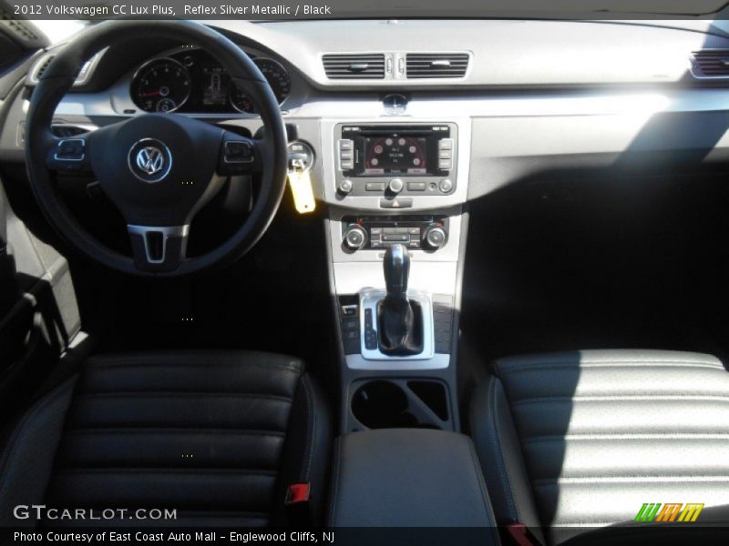 Reflex Silver Metallic / Black 2012 Volkswagen CC Lux Plus