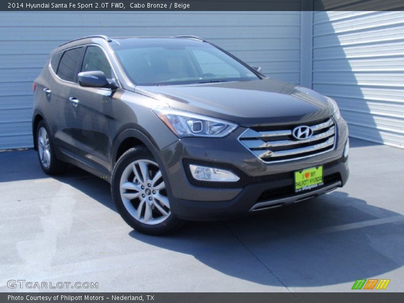 Cabo Bronze / Beige 2014 Hyundai Santa Fe Sport 2.0T FWD