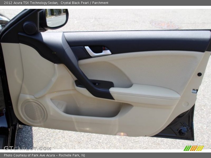 Crystal Black Pearl / Parchment 2012 Acura TSX Technology Sedan