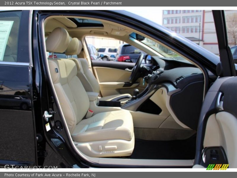 Crystal Black Pearl / Parchment 2012 Acura TSX Technology Sedan