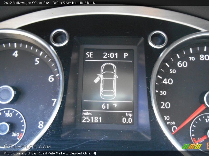 Reflex Silver Metallic / Black 2012 Volkswagen CC Lux Plus