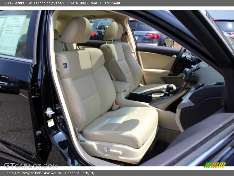 Crystal Black Pearl / Parchment 2012 Acura TSX Technology Sedan