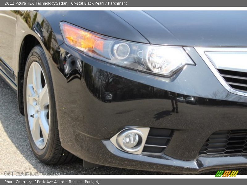 Crystal Black Pearl / Parchment 2012 Acura TSX Technology Sedan