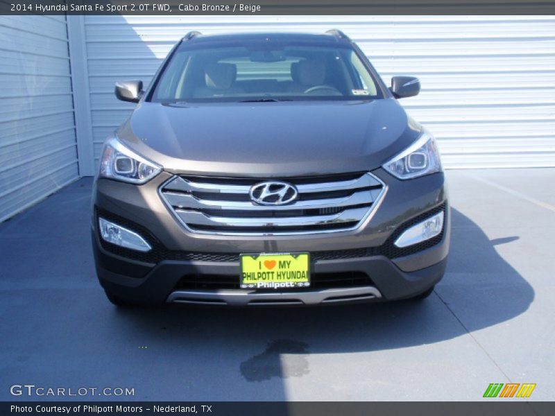 Cabo Bronze / Beige 2014 Hyundai Santa Fe Sport 2.0T FWD