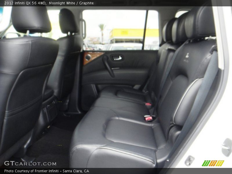 Moonlight White / Graphite 2012 Infiniti QX 56 4WD