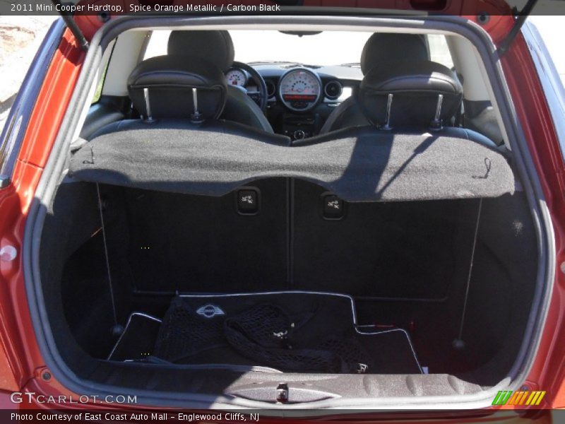 Spice Orange Metallic / Carbon Black 2011 Mini Cooper Hardtop