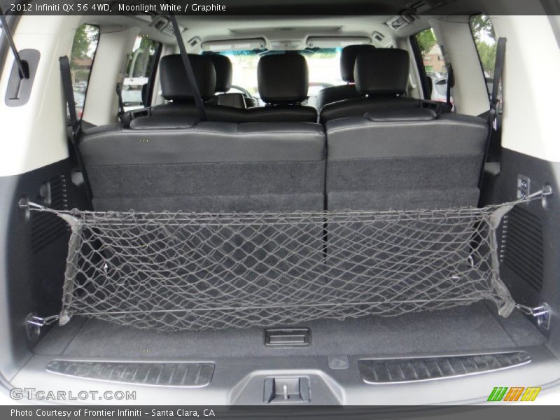 Moonlight White / Graphite 2012 Infiniti QX 56 4WD