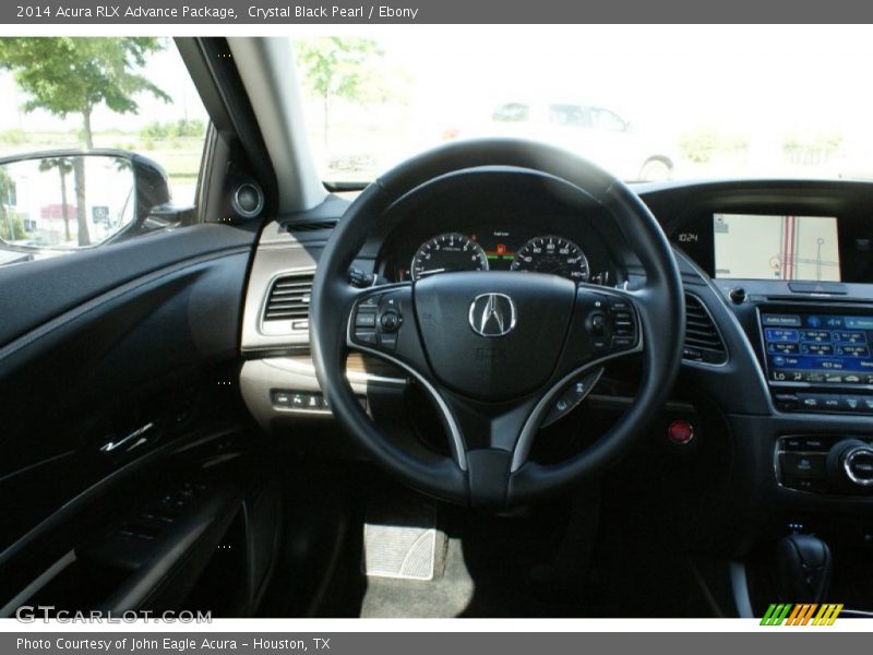 Crystal Black Pearl / Ebony 2014 Acura RLX Advance Package