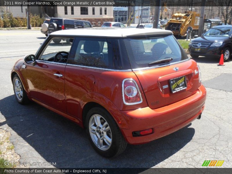 Spice Orange Metallic / Carbon Black 2011 Mini Cooper Hardtop
