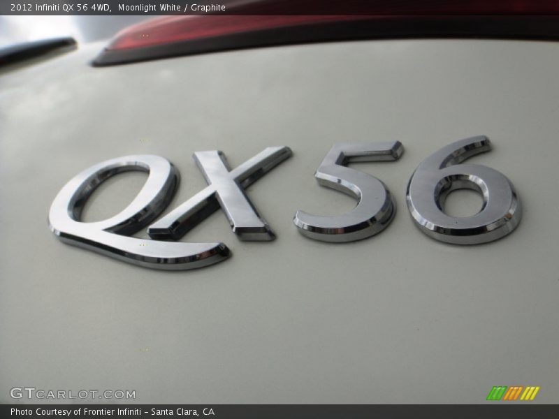 Moonlight White / Graphite 2012 Infiniti QX 56 4WD