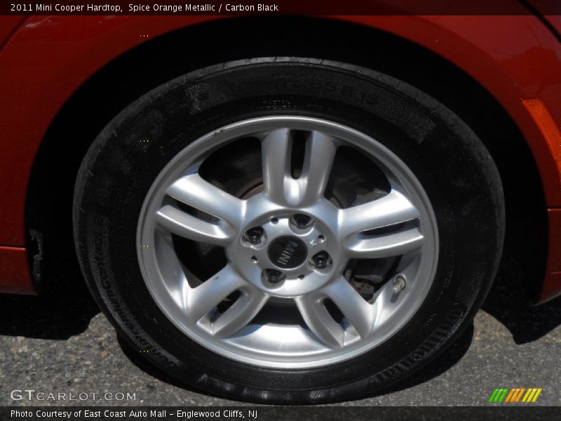 Spice Orange Metallic / Carbon Black 2011 Mini Cooper Hardtop