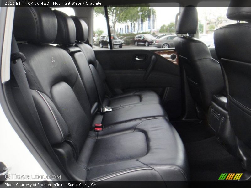 Moonlight White / Graphite 2012 Infiniti QX 56 4WD