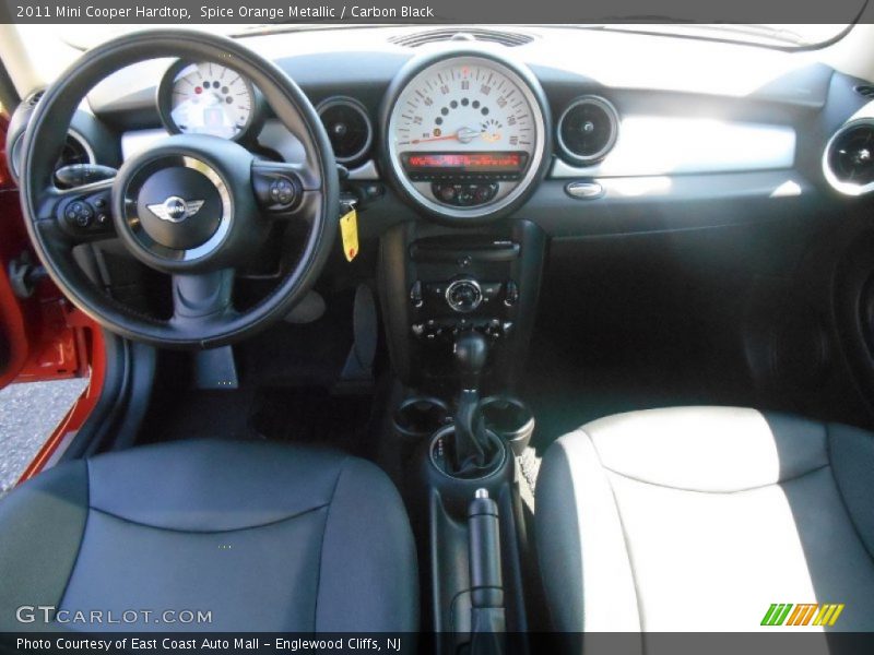 Spice Orange Metallic / Carbon Black 2011 Mini Cooper Hardtop