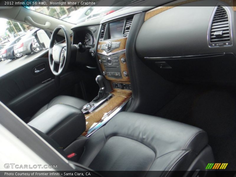 Moonlight White / Graphite 2012 Infiniti QX 56 4WD