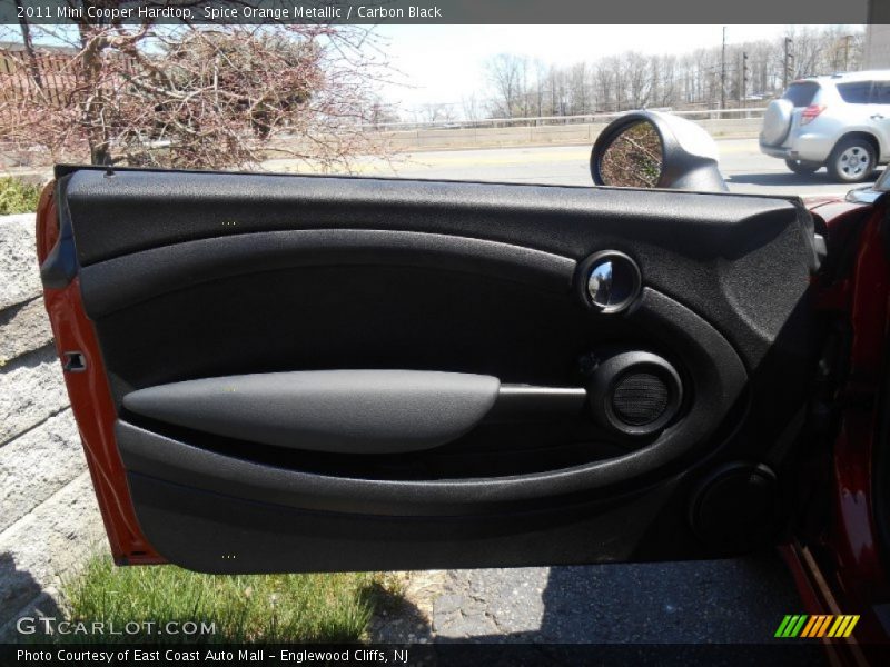 Spice Orange Metallic / Carbon Black 2011 Mini Cooper Hardtop