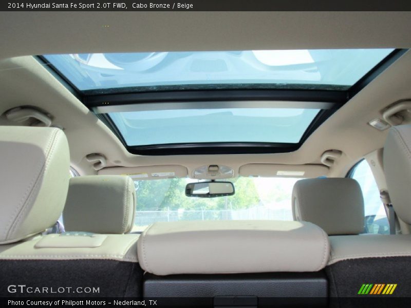 Cabo Bronze / Beige 2014 Hyundai Santa Fe Sport 2.0T FWD