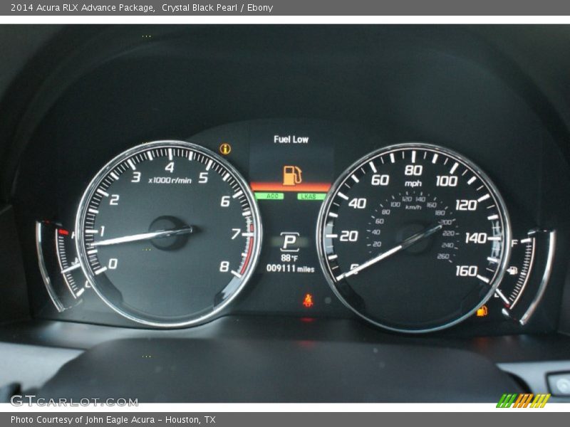 Crystal Black Pearl / Ebony 2014 Acura RLX Advance Package